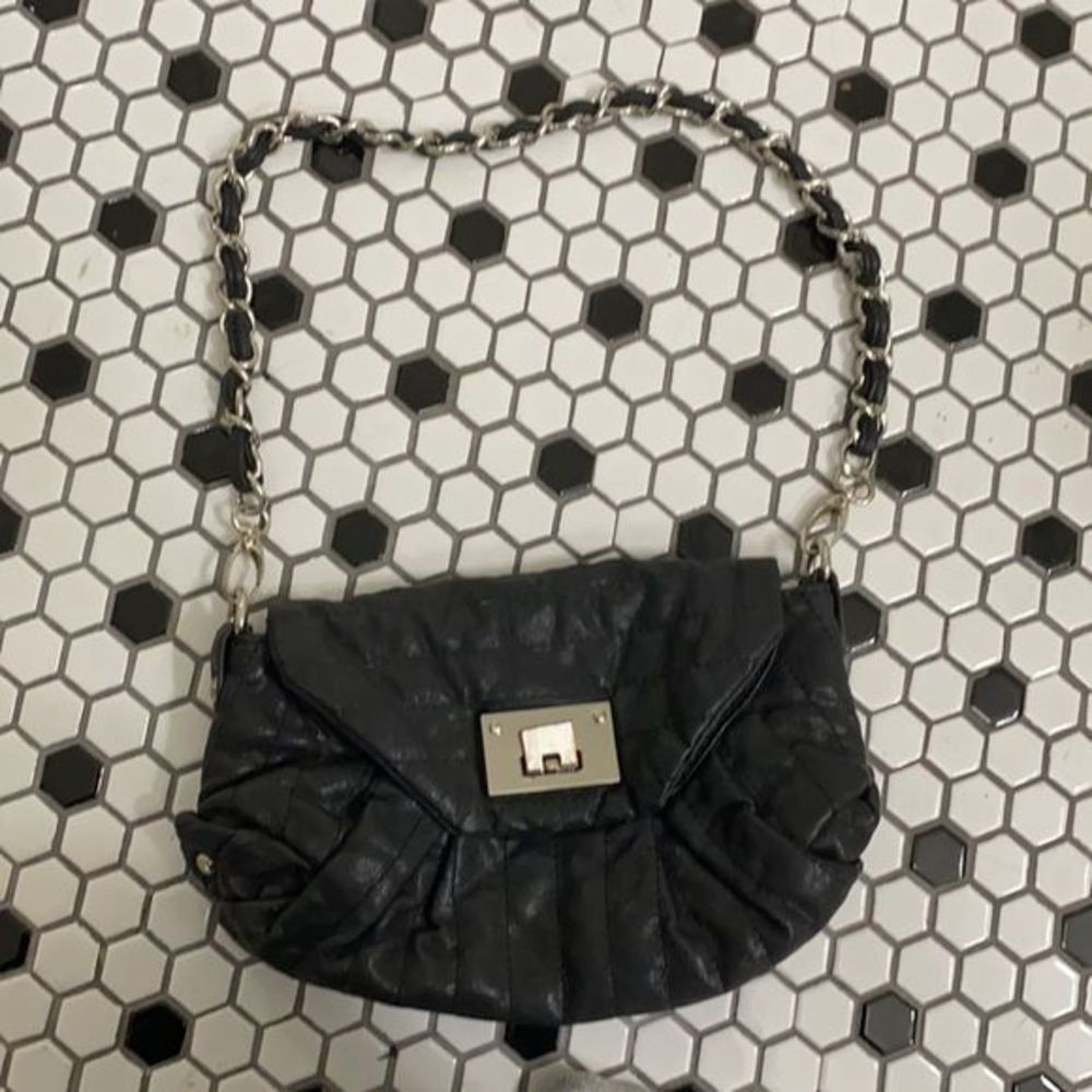 Black Steve Madden over shoulder small purse
